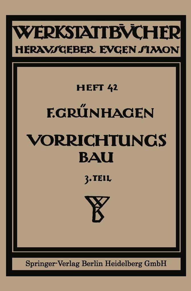Der Vorrichtungsbau