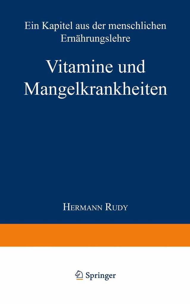 Vitamine und Mangelkrankheiten