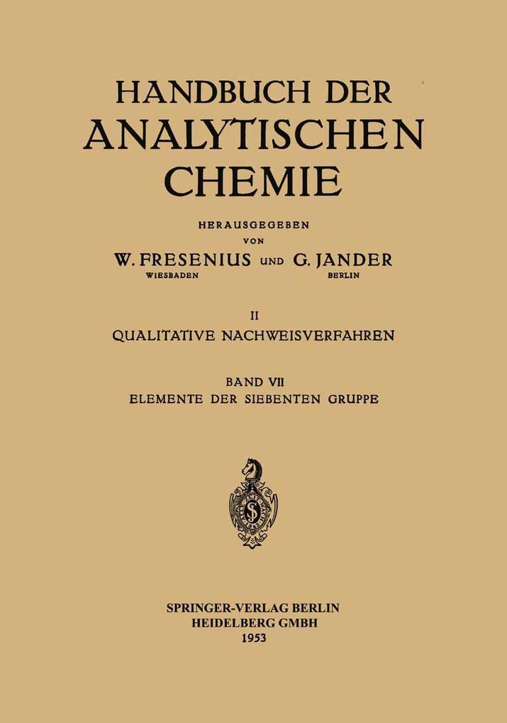 Elemente der Siebenten Gruppe