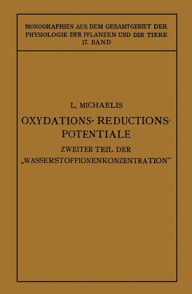 Oxydations-Reductions-Potentiale