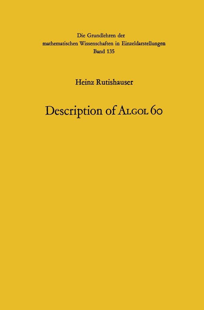 Handbook for Automatic Computation