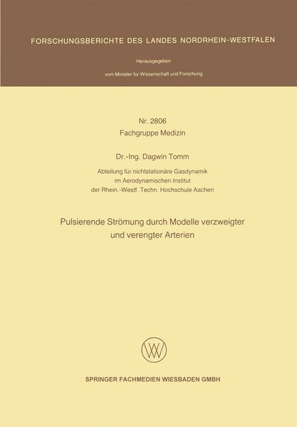 Pulsierende Strömung durch Modelle verzweigter und verengter Arterien