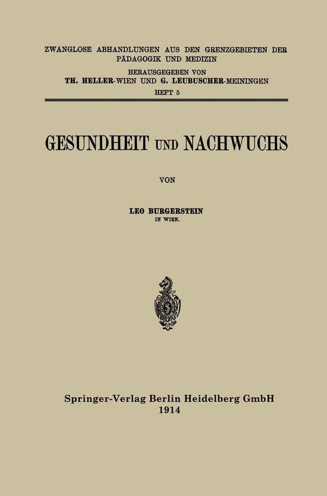 Gesundheit und Nachwuchs