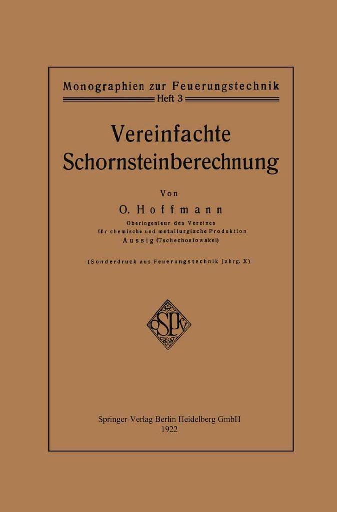 Vereinfachte Schornsteinberechnung