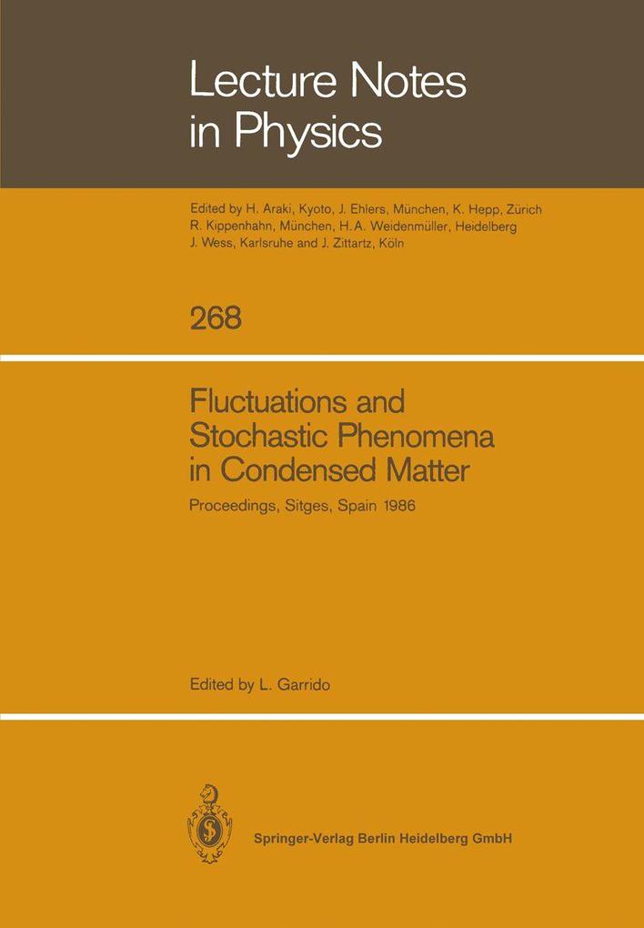 Fluctuations and Stochastic Phenomena in Condensed Matter