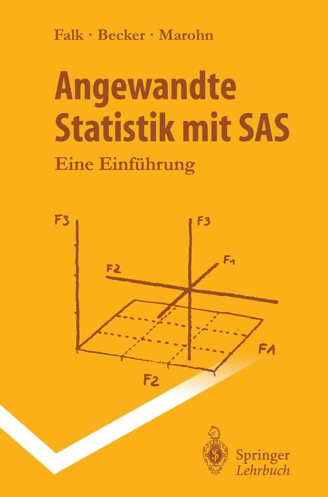 Angewandte Statistik mit SAS