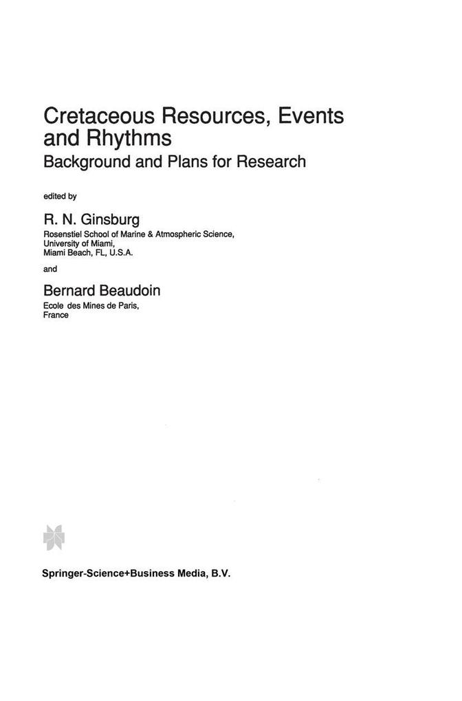 Cretaceous Resources Events and Rhythms