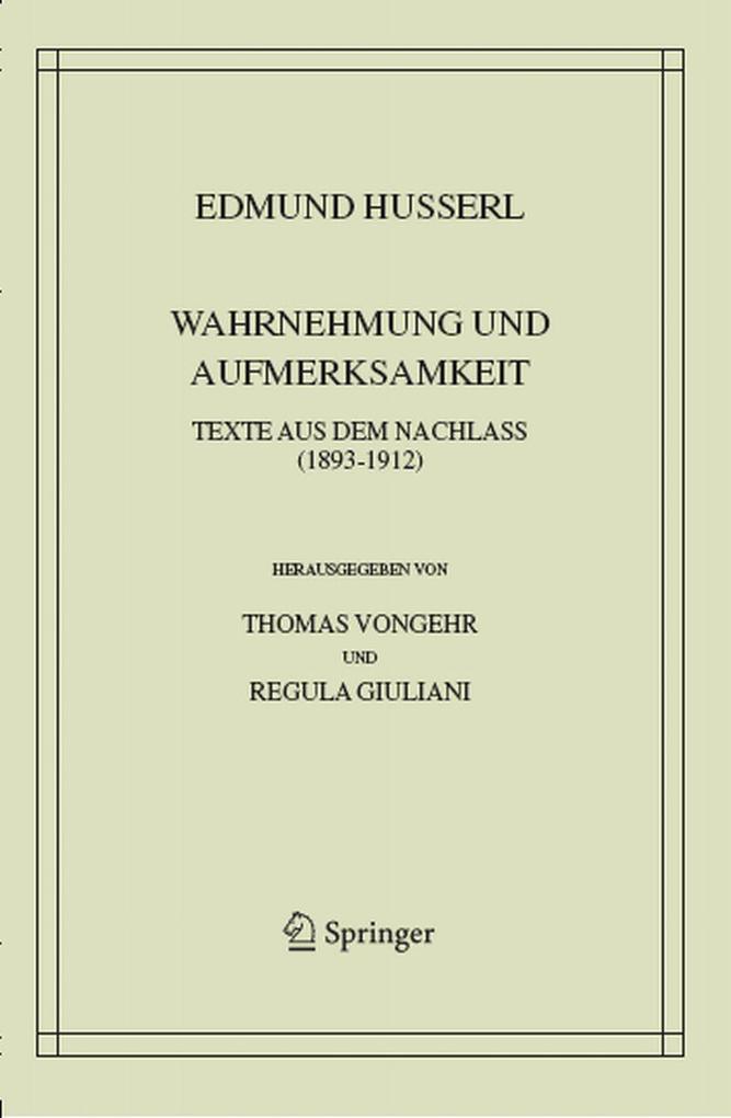 Wahrnehmung und Aufmerksamkeit