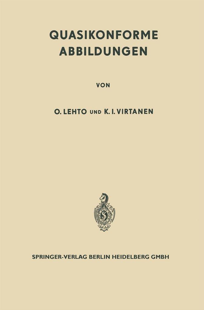 Quasikonforme Abbildungen