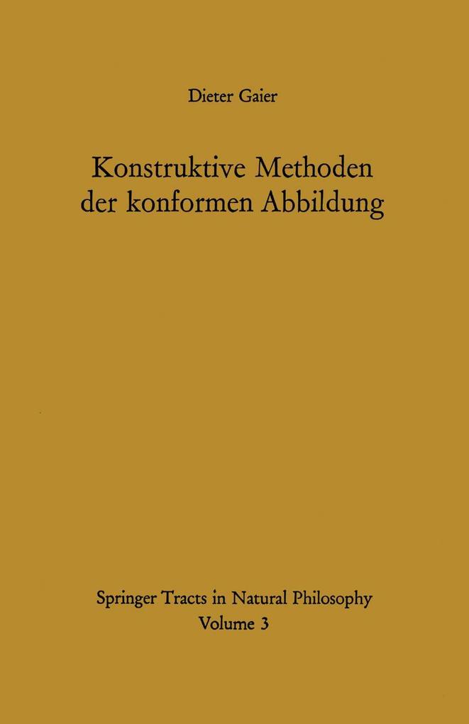 Konstruktive Methoden der konformen Abbildung