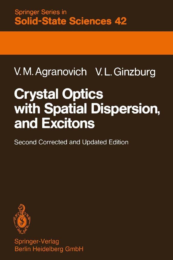 Crystal Optics with Spatial Dispersion and Excitons