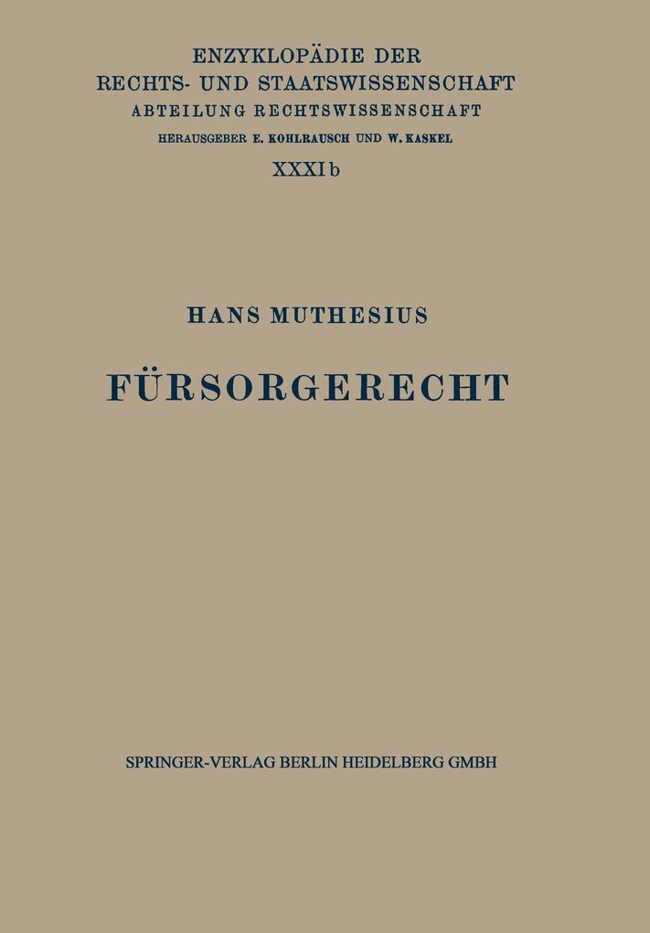 Fürsorgerecht