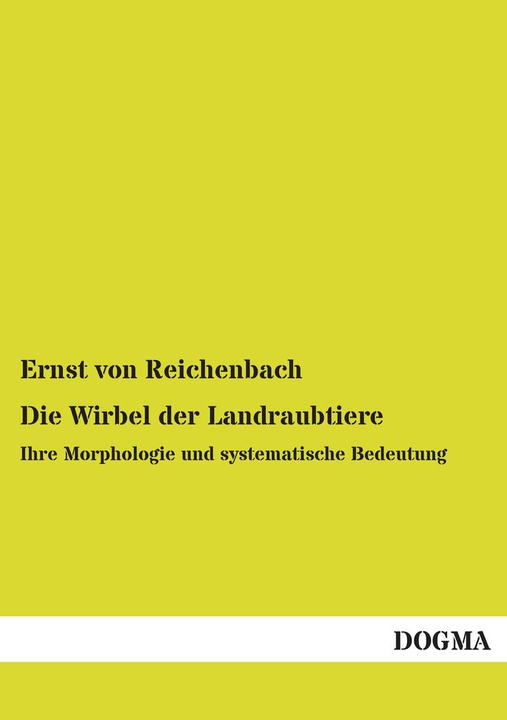Die Wirbel der Landraubtiere