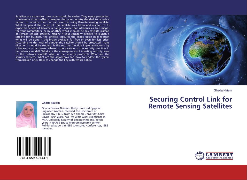 Securing Control Link for Remote Sensing Satellites