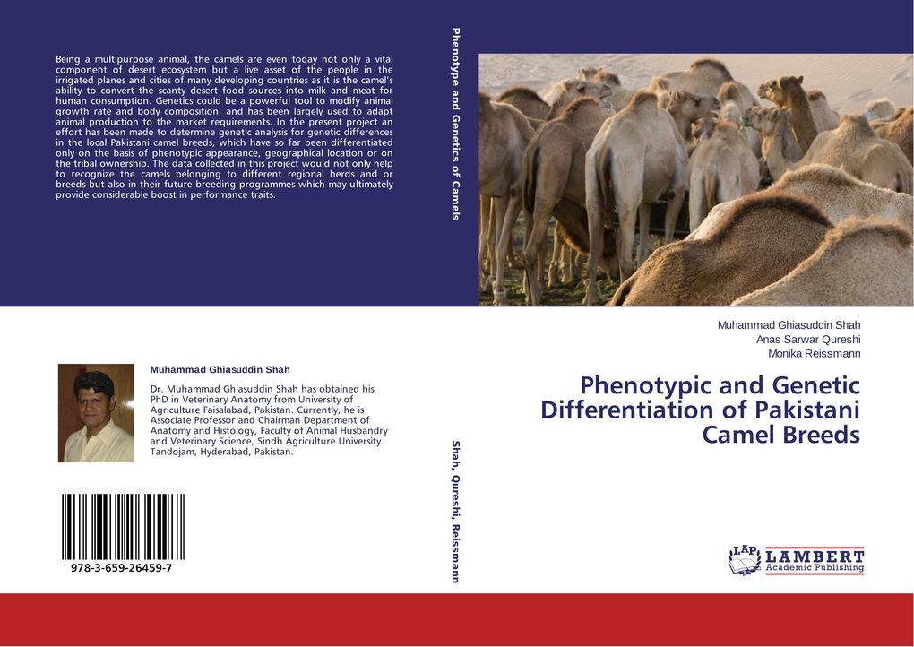 Phenotypic and Genetic Differentiation of Pakistani Camel Breeds