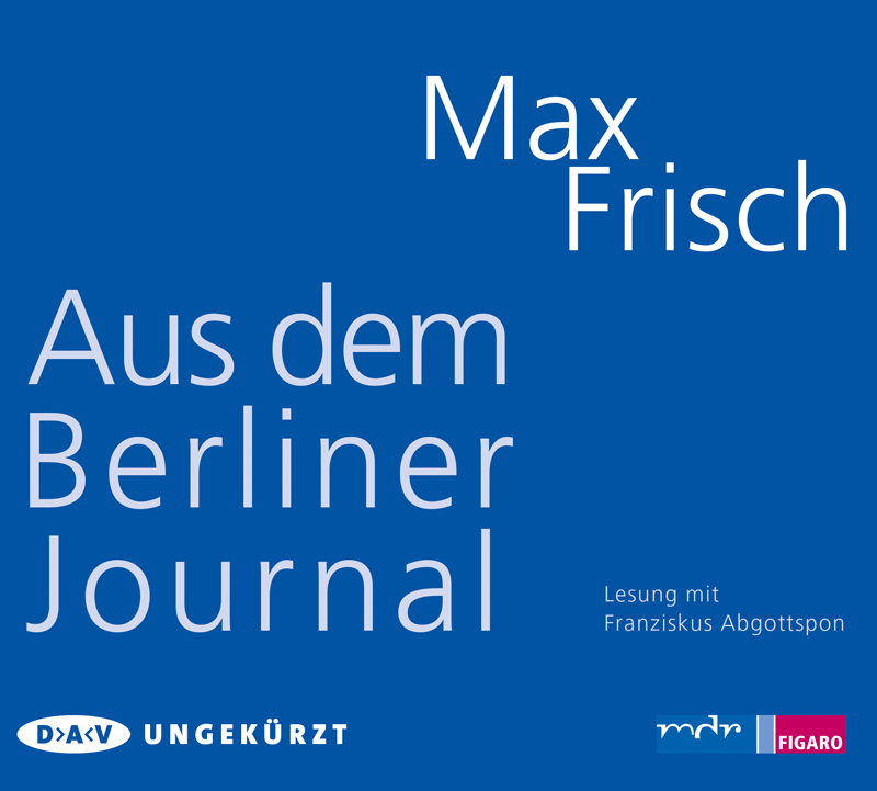 Aus dem Berliner Journal 3 Audio-CD