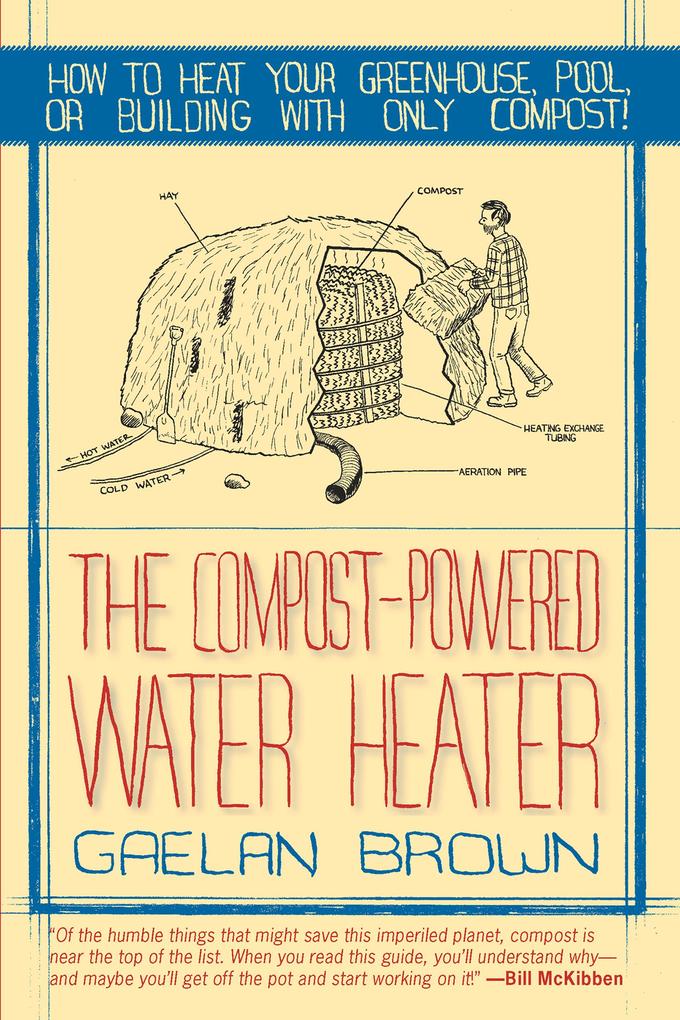 The Compost-Powered Water Heater: How to heat your greenhouse pool or buildings with only compost!
