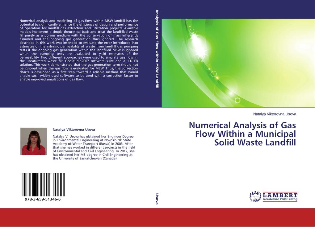 Numerical Analysis of Gas Flow Within a Municipal Solid Waste Landfill