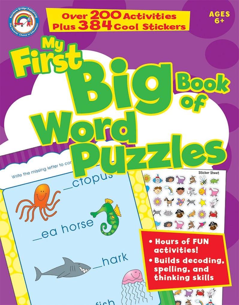 My First Big Book of Word Puzzles Ages 6 - 9