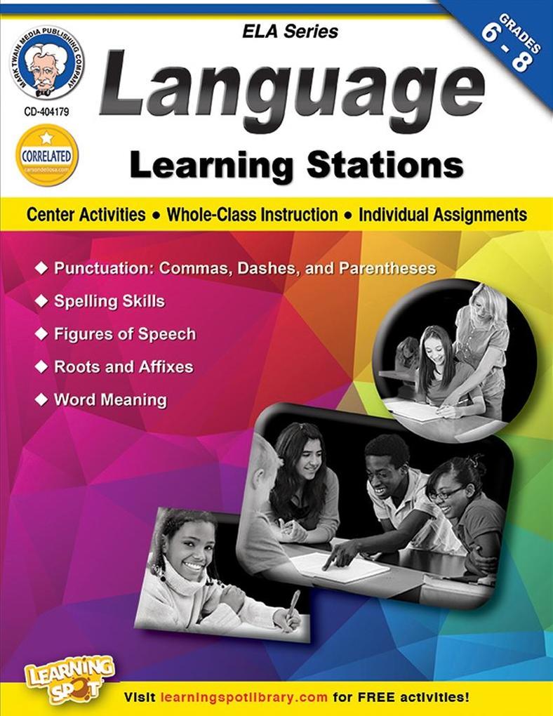 Language Learning Stations Grades 6 - 8