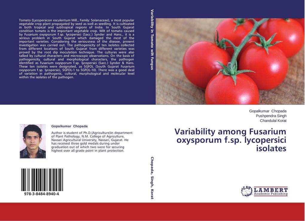 Variability among Fusarium oxysporum f.sp. lycopersici isolates