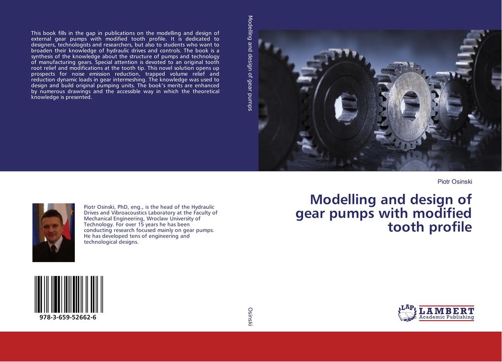 Modelling and  of gear pumps with modified tooth profile