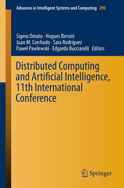 Distributed Computing and Artificial Intelligence 11th International Conference