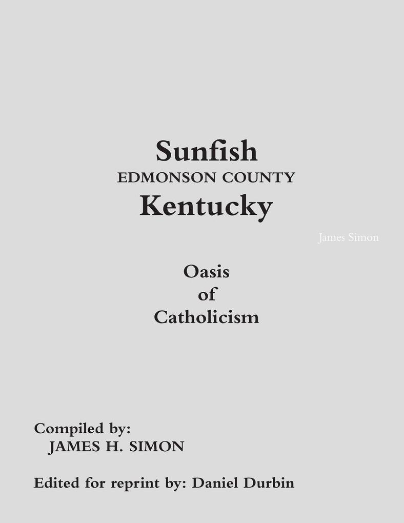 Sunfish Edmonson County Kentucky