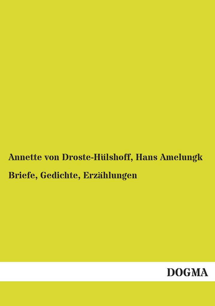 Briefe Gedichte Erzählungen