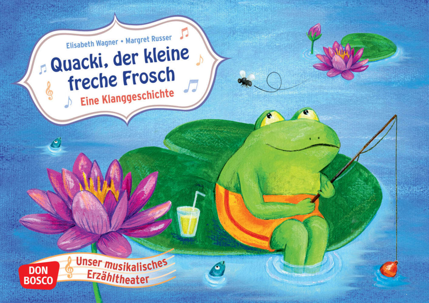 Quacki der kleine freche Frosch. Kamishibai Bildkartenset