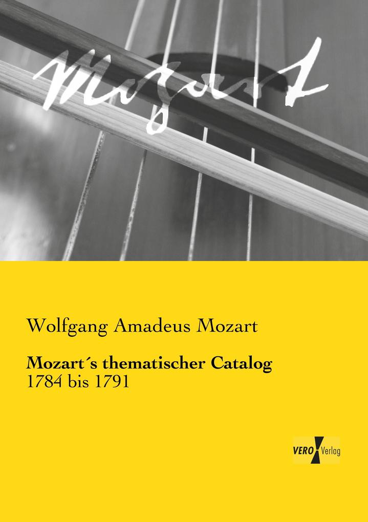 Mozarts thematischer Catalog