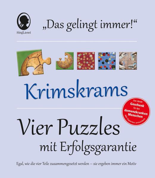 Das 'Gelingt-immer'- Puzzle Krimskrams. Das Puzzle-Spiel für Senioren mit Demenz