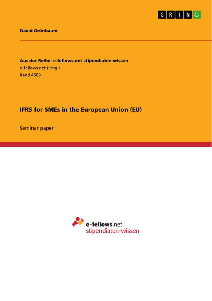 IFRS for SMEs in the European Union (EU)