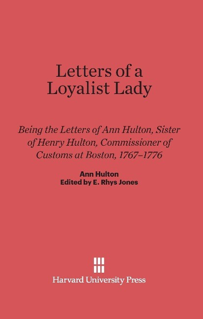 Letters of a Loyalist Lady