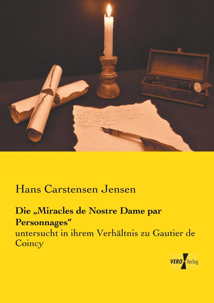Die 'Miracles de Nostre Dame par Personnages'