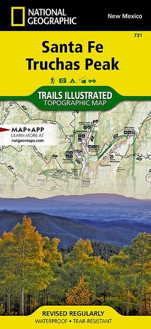 Santa Fe Truchas Peak Map