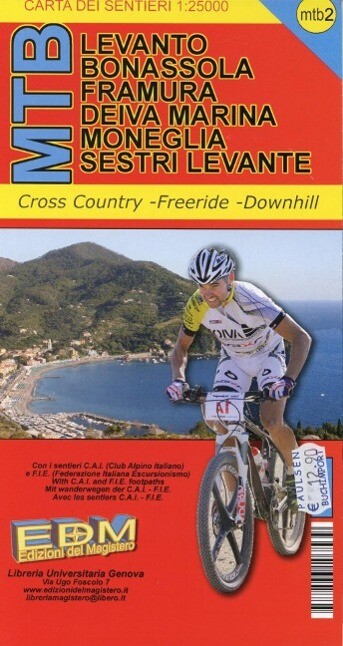 MTB Levanto Bonassola Framura Deiva Marina Moneglia Sestri Levante Mountainbike-Karte