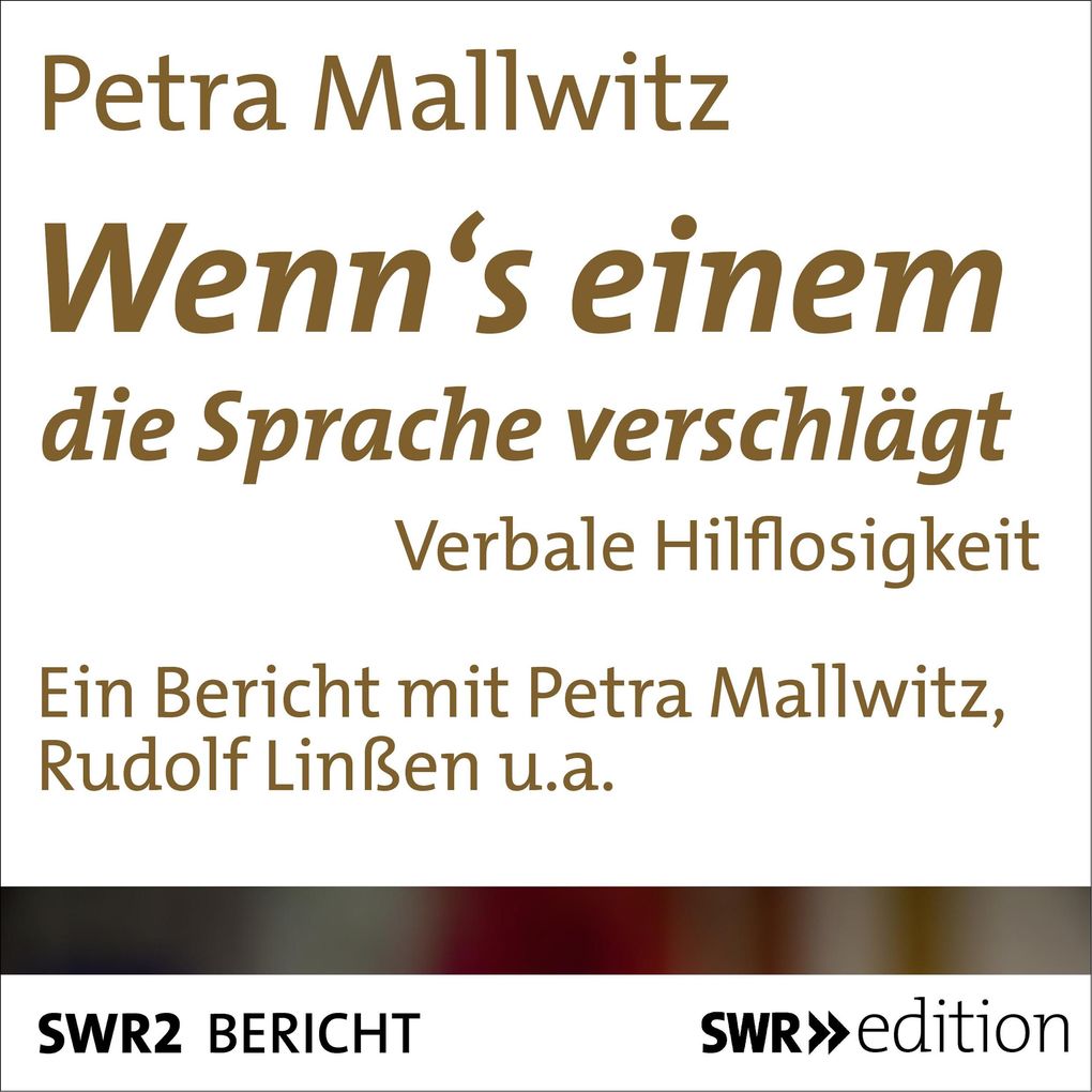 Wenn's einem die Sprache verschlägt