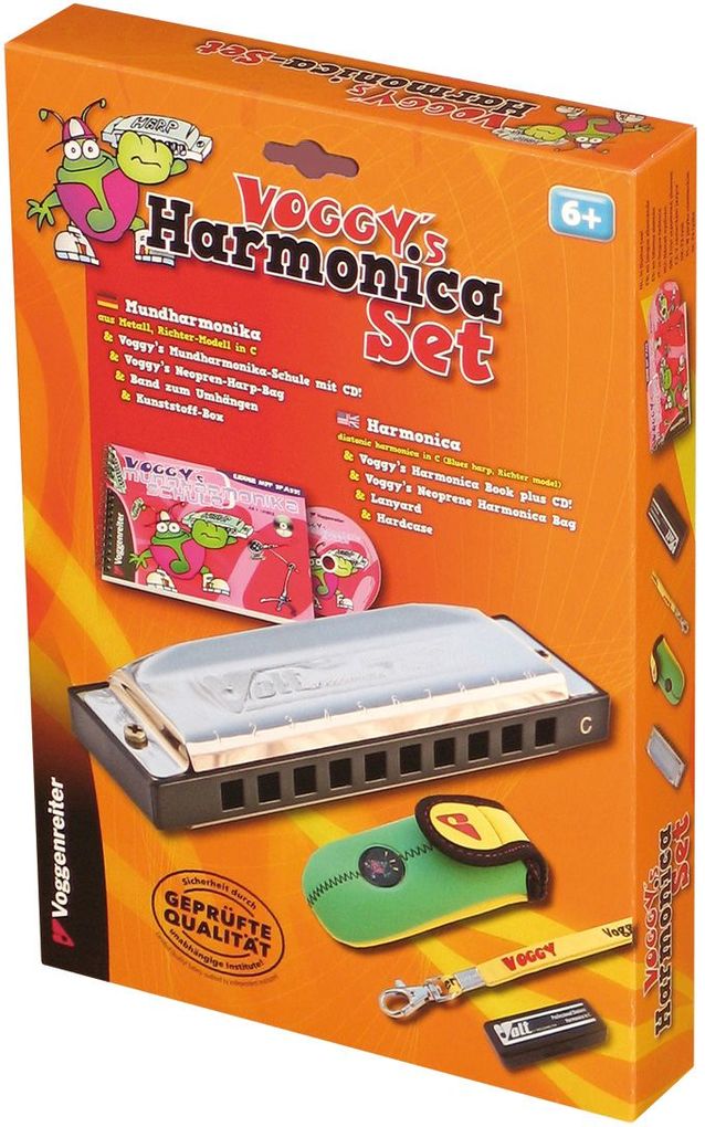 Voggys Mundharmonika-Set