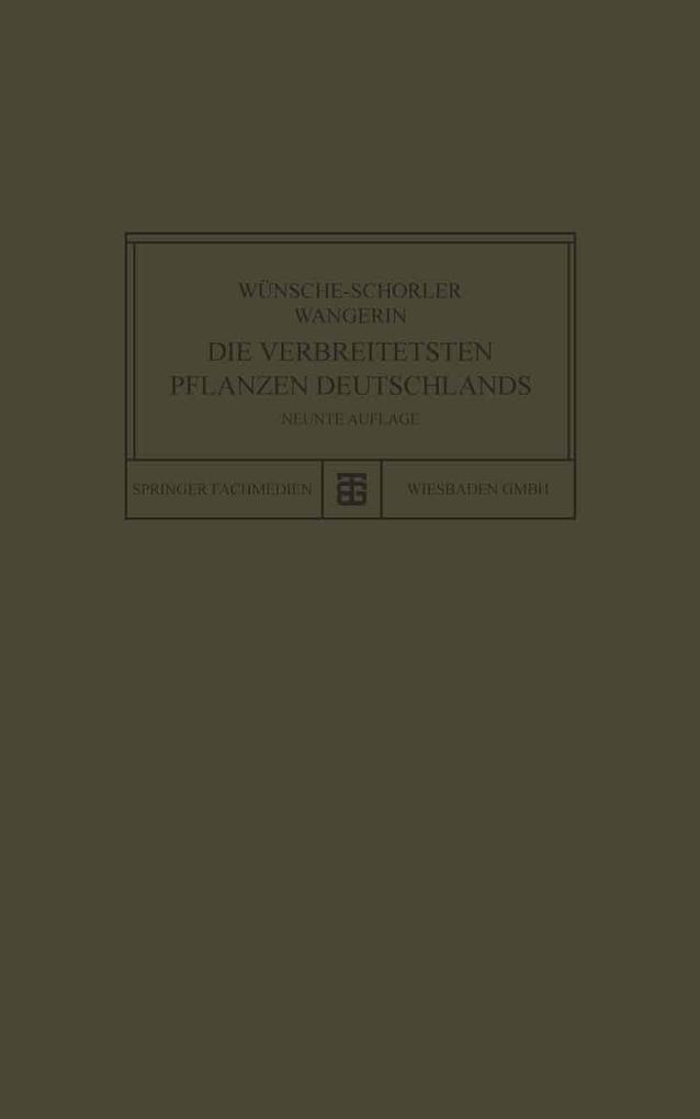 Die Verbreitetsten Pflanzen Deutschlands