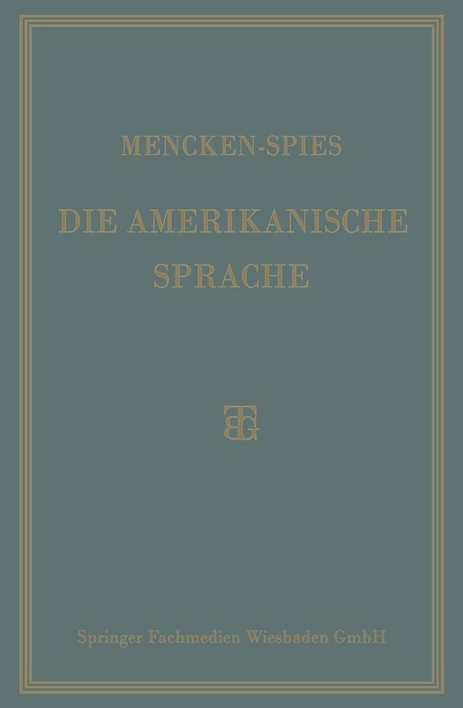 Die Amerikanische Sprache