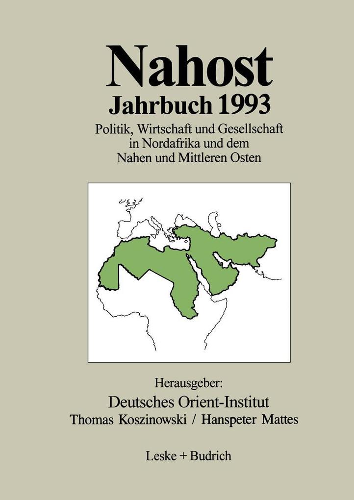 Nahost Jahrbuch 1993