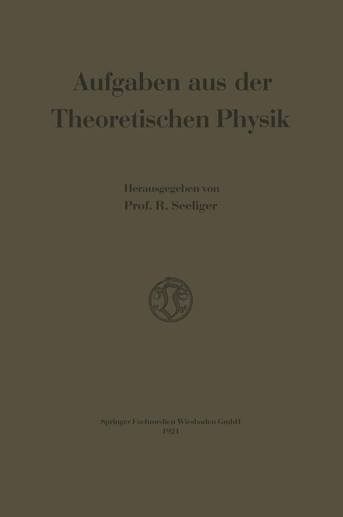 Aufgaben aus der Theoretischen Physik