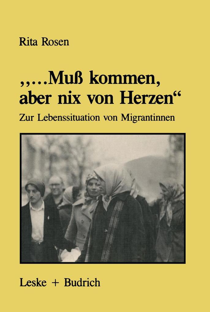 '...Muß kommen aber nix von Herzen'