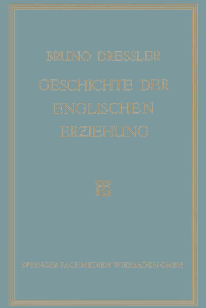 Geschichte der englischen Erziehung
