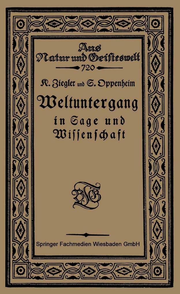 Weltuntergang in Sage und Wissenschaft