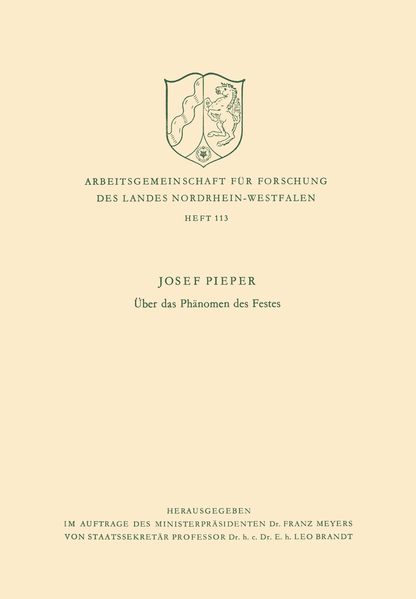 Über das Phänomen des Festes