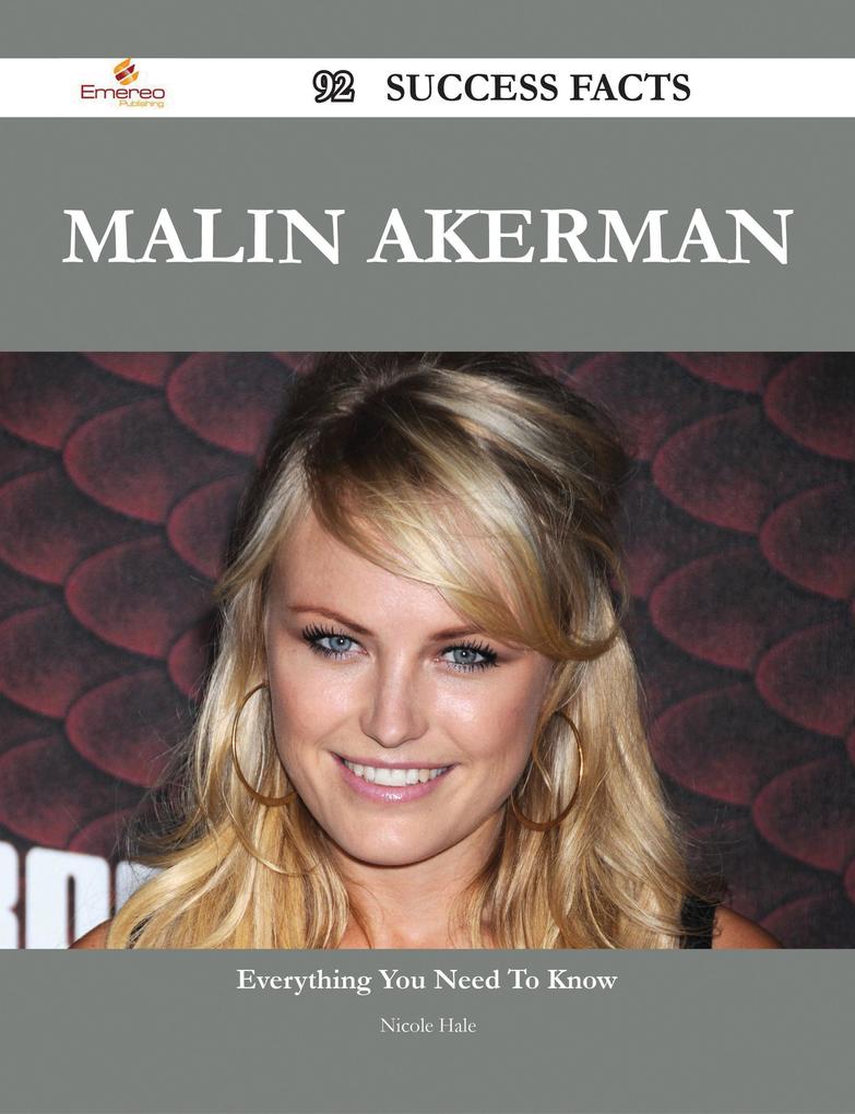 Malin Akerman 92 Success Facts - Everything you need to know about Malin Akerman
