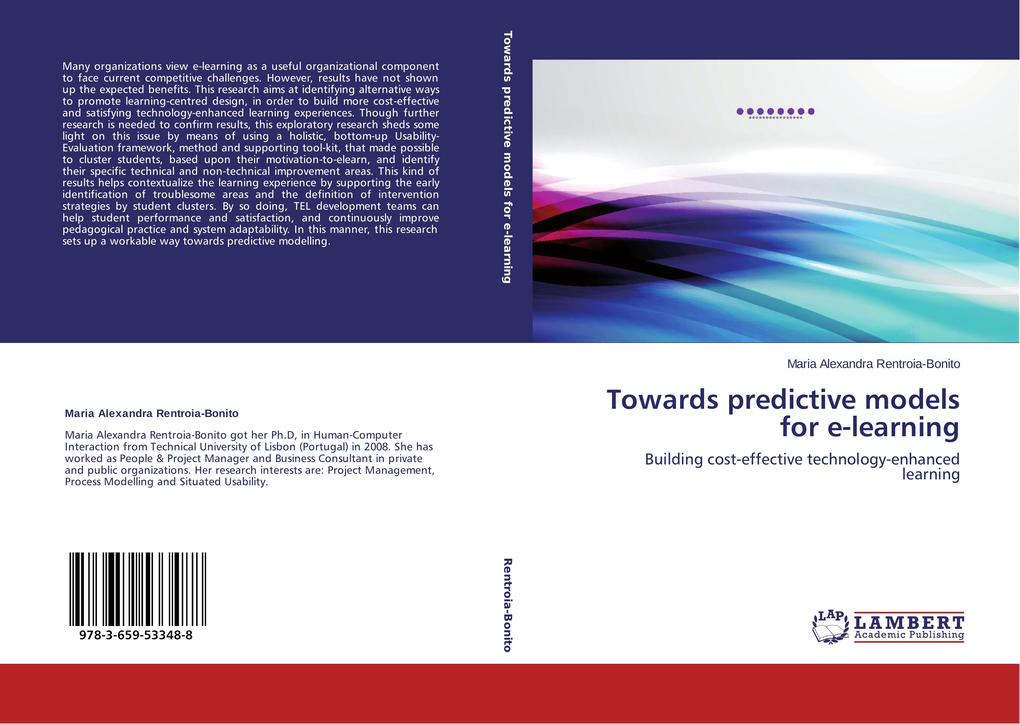 Towards predictive models for e-learning
