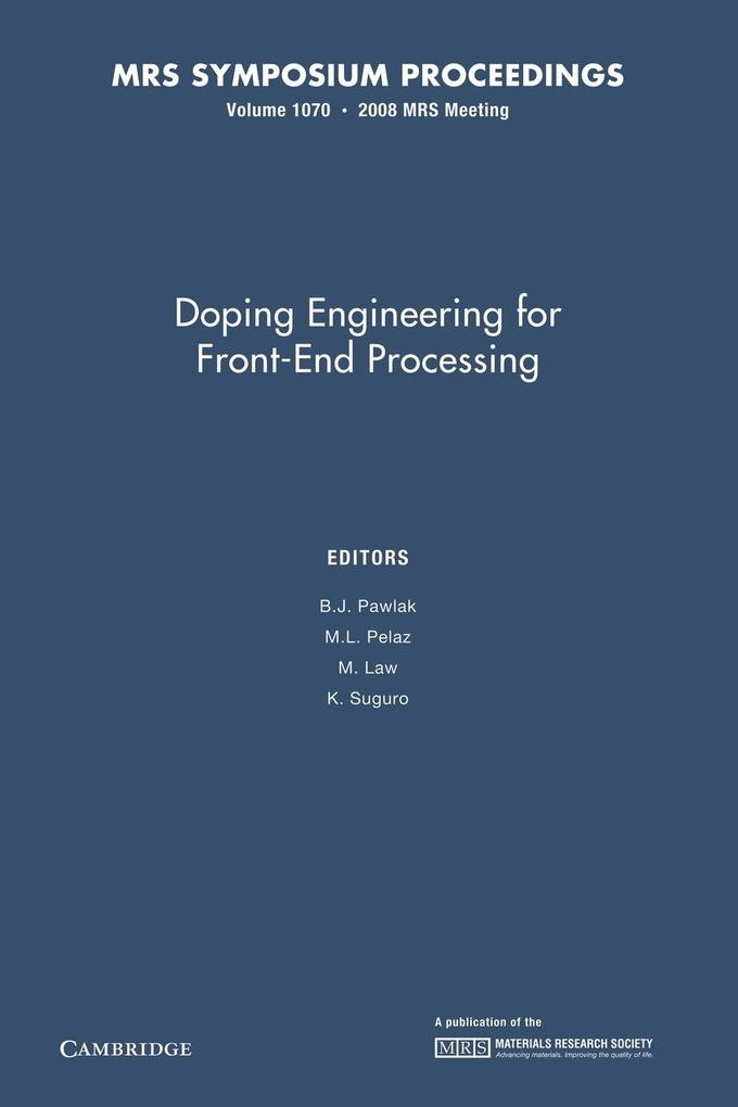 Doping Engineering for Front-End Processing